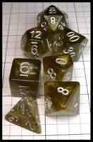 Dice : Dice - Dice Sets - Halfsies Gate Keeper Glitter Gold HG00 - JA Collection Mar 2024